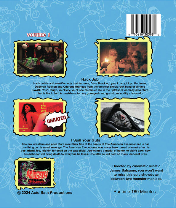 Monster Matchup - Volume 1 (MOD) (BluRay Movie) - back cover art