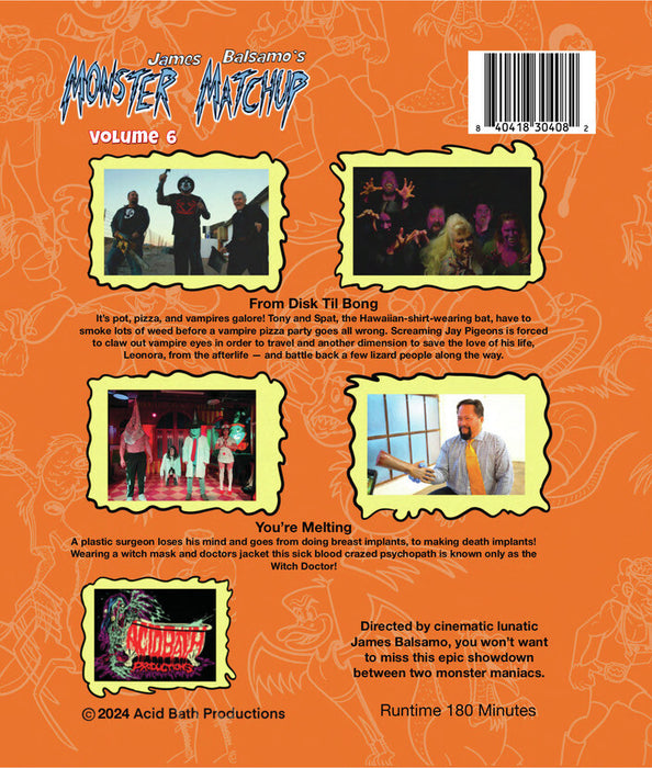 Monster Matchup - Volume 6 (MOD) (BluRay Movie) - back cover art