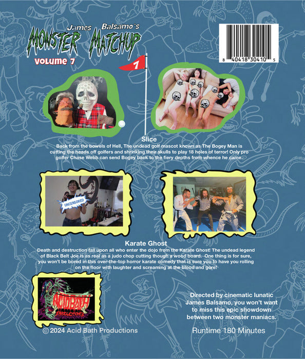 Monster Matchup - Volume 7 (MOD) (BluRay Movie) - back cover art
