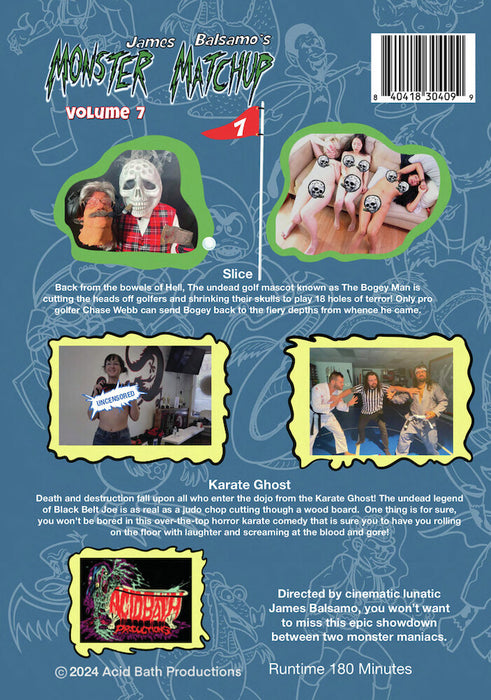 Monster Matchup - Volume 7 (MOD) (DVD Movie) - back cover art