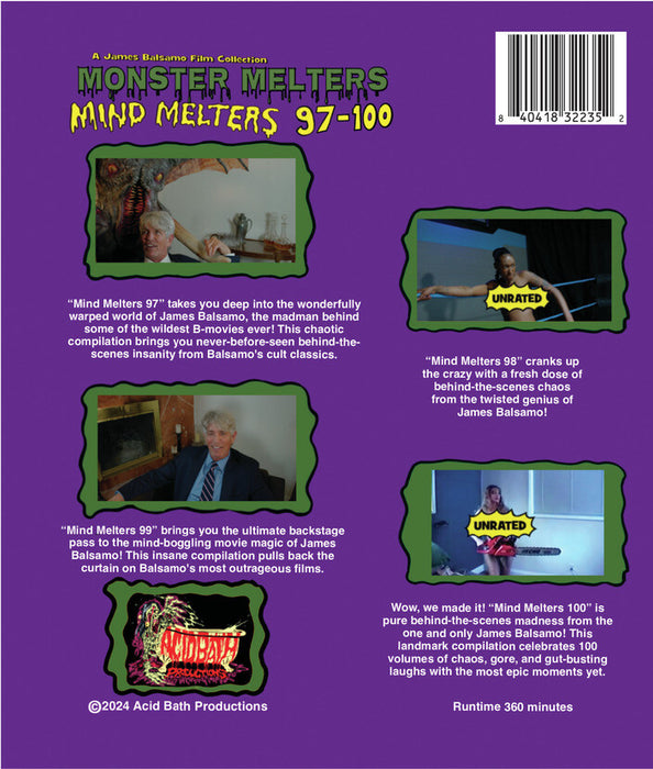 Monster Melters: Mind Melters 97-100 (MOD) (BluRay Movie) - back cover art