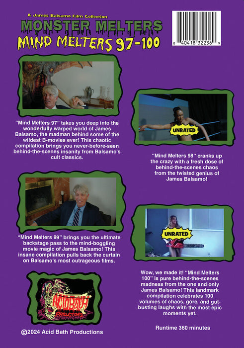 Monster Melters: Mind Melters 97-100 (MOD) (DVD Movie) - back cover art