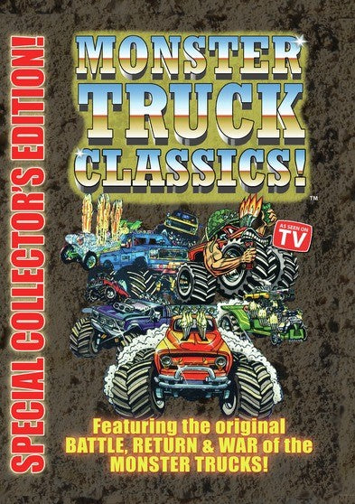 Monster Trucks Classics Collector's Edition - the Original Battle, Return and War of the Monster (MOD) (DVD Movie) - movie cover art