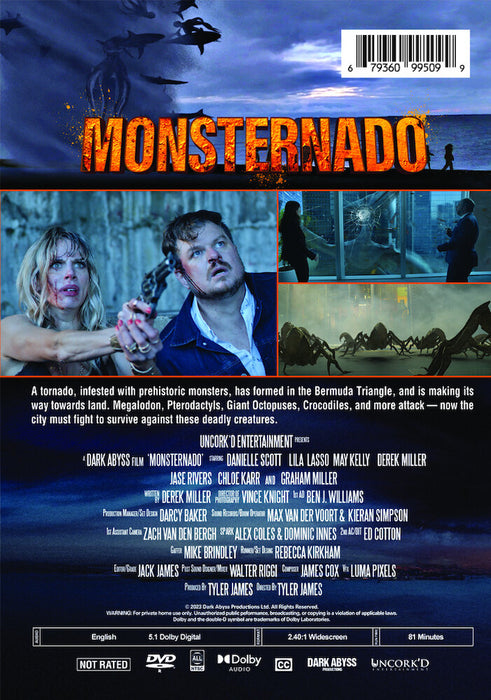 Monsternado (MOD) (DVD Movie) - back cover art