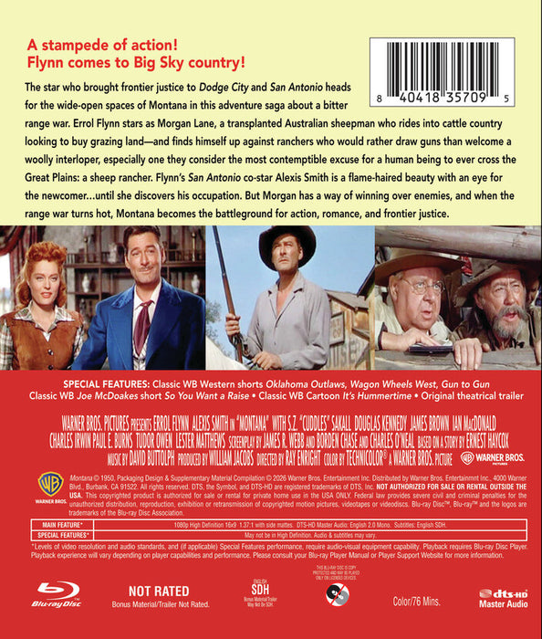 Montana (MOD) (BluRay Movie) - back cover art