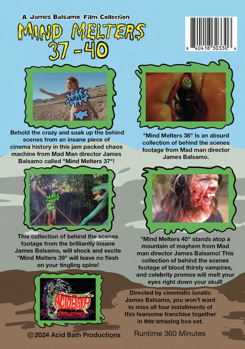 Monumental Melters: Mind Melters 37-40 (MOD) (DVD Movie) - back cover art