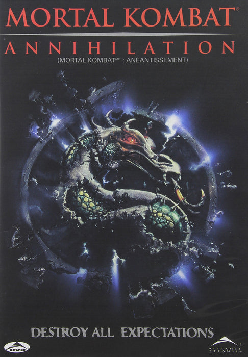 Mortal Kombat: Annihilation DVD - movie cover art