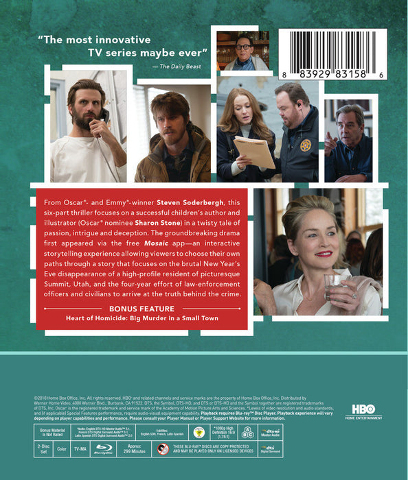 Mosaic (MOD) (BluRay Movie) - back cover art