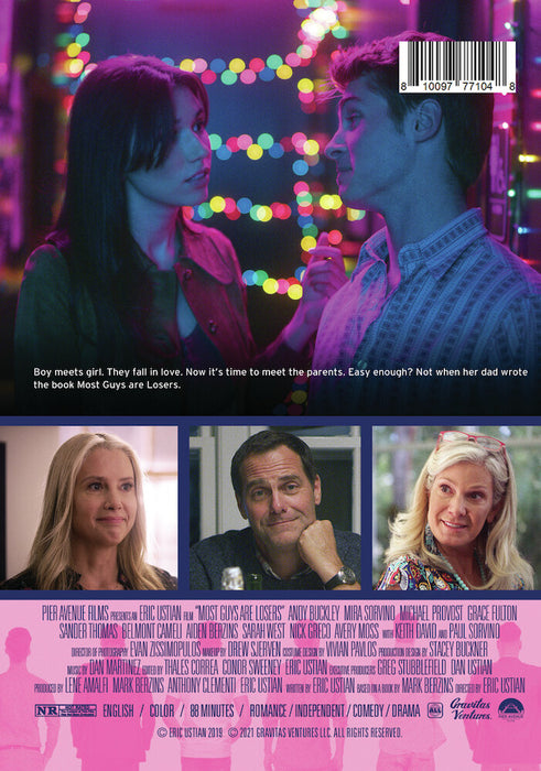 Most Guys Are Losers (MOD) (DVD Movie) - back cover art