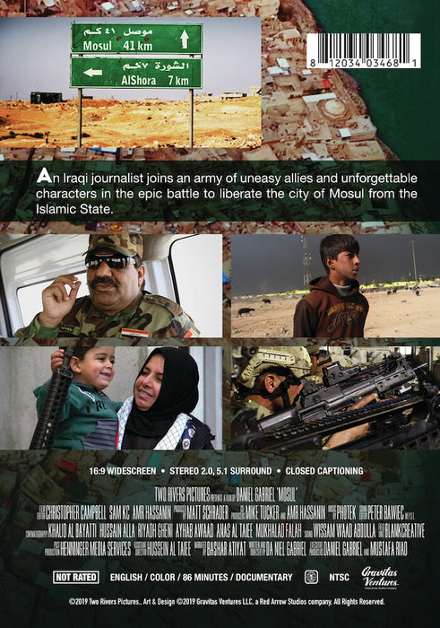 Mosul (MOD) (DVD Movie) - back cover art