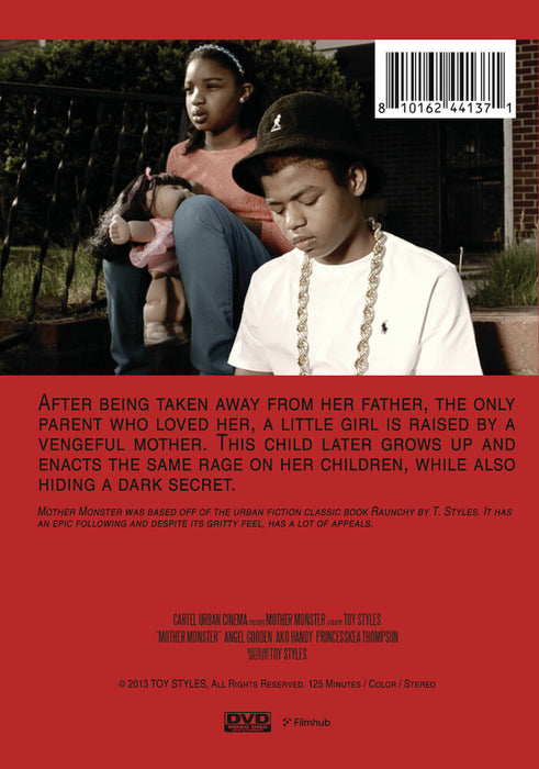 Mother Monster (MOD) (DVD Movie) - back cover art