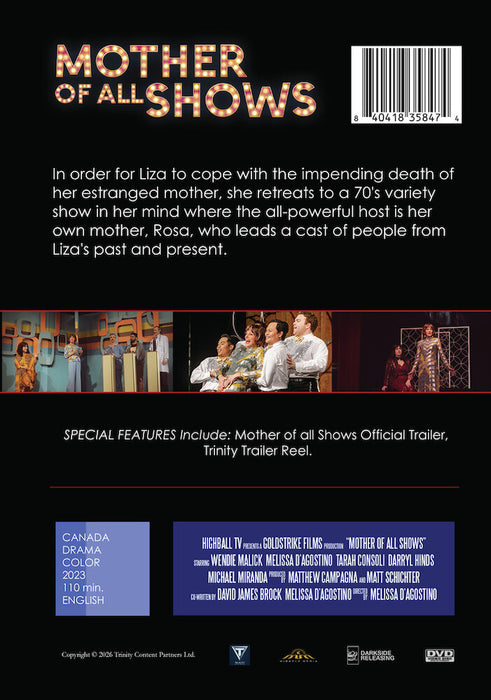 Mother of all Shows (MOD) (DVD Movie) - back cover art