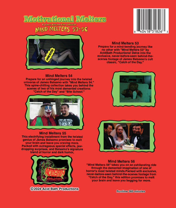 Motivational Melters: Mind Melters 53-56 (MOD) (BluRay Movie) - back cover art