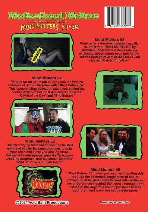 Motivational Melters: Mind Melters 53-56 (MOD) (DVD Movie) - back cover art