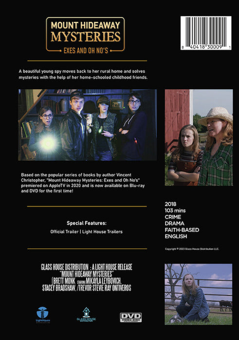 Mount Hideaway Mysteries: Exes and Oh No's (MOD) (DVD Movie) - back cover art