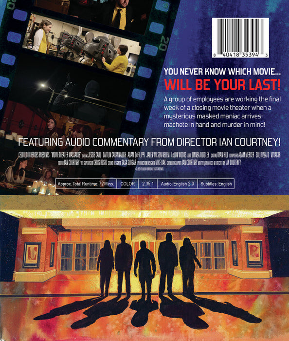 Movie Theater Massacre (MOD) (BluRay Movie) - back cover art