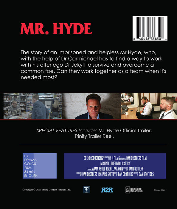 Mr Hyde: The Untold Story (MOD) (BluRay Movie) - back cover art