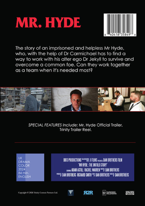 Mr Hyde: The Untold Story (MOD) (DVD Movie) - back cover art