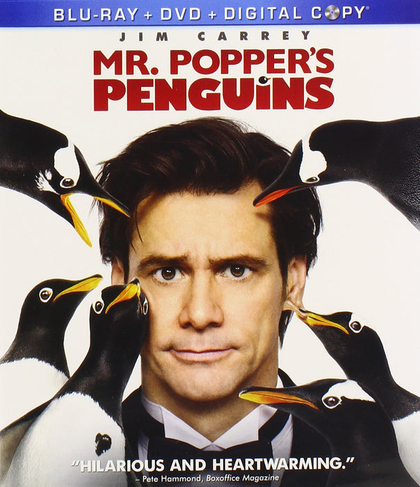 Mr. Popper's Penguins (Blu-ray / DVD / Digital Copy) - movie cover art