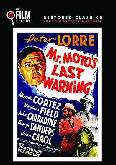 Mr. Moto's Last Warning (The Film Detective Restored Version) (MOD) (DVD Movie) - movie cover art