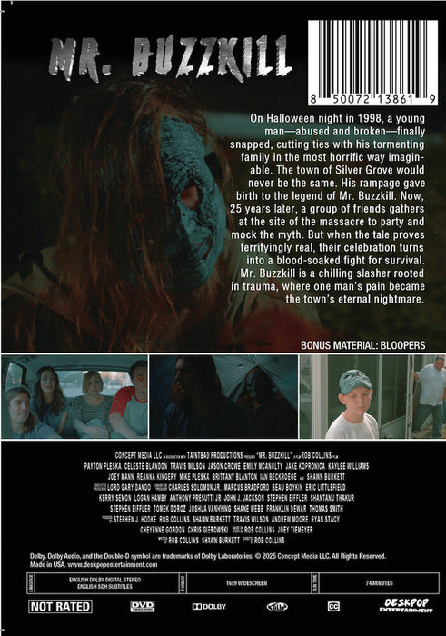 Mr. Buzzkill (MOD) (DVD Movie) - back cover art