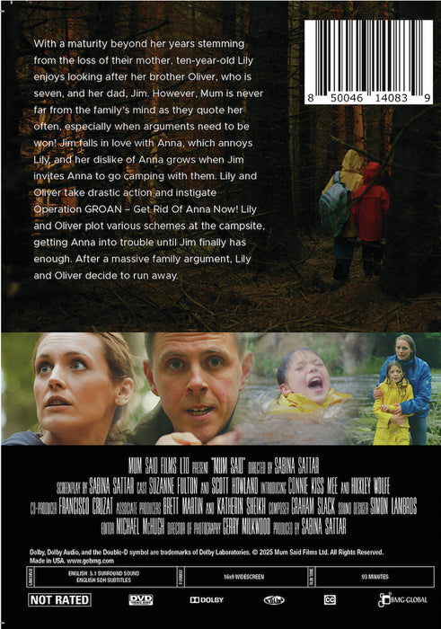 Mum Said (MOD) (DVD Movie) - back cover art