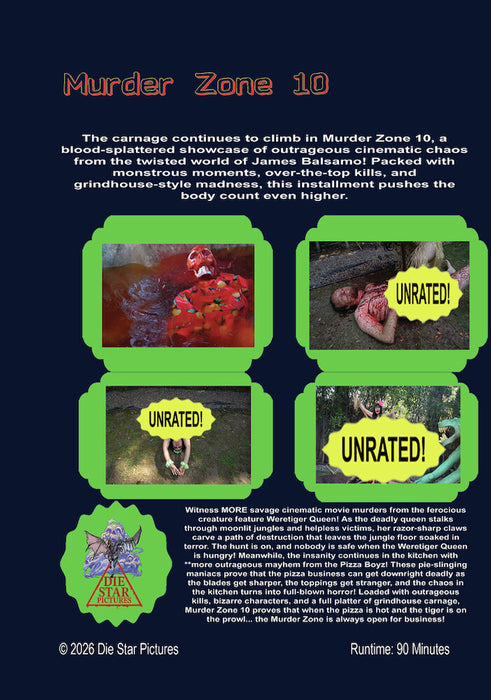 Murder Zone 10 (MOD) (DVD Movie) - back cover art
