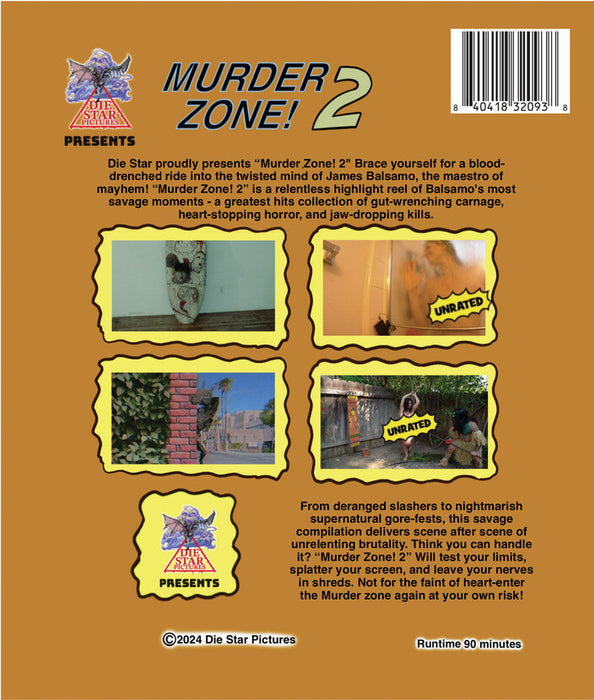 Murder Zone 2 (MOD) (BluRay Movie) - back cover art