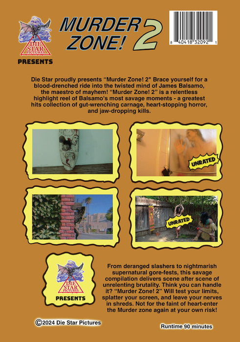 Murder Zone 2 (MOD) (DVD Movie) - back cover art