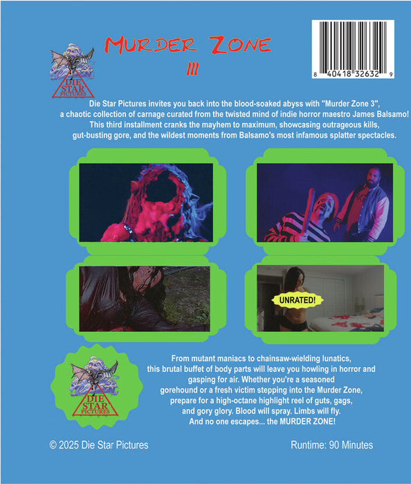 Murder Zone 3 (MOD) (BluRay Movie) - back cover art