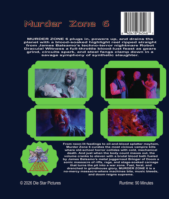 Murder Zone 6 (MOD) (BluRay Movie) - back cover art