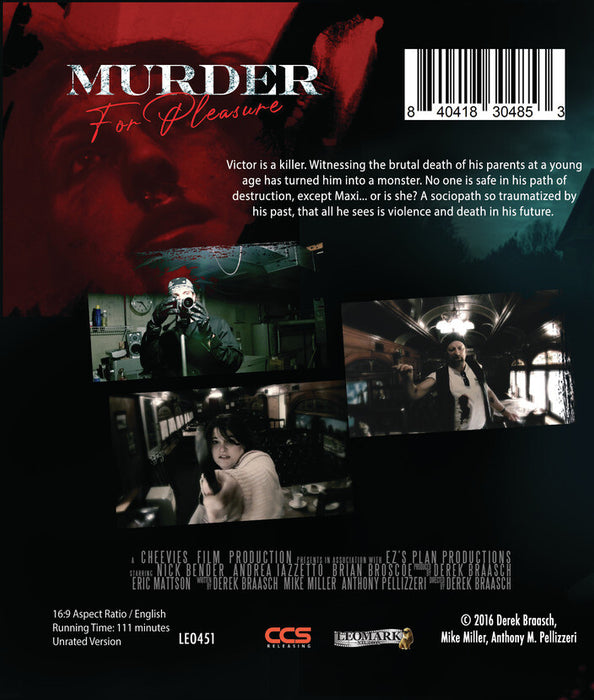Murder for Pleasure (MOD) (BluRay Movie) - back cover art