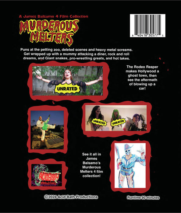 Murderous Melters! Mind Melters 41- 44 set (MOD) (BluRay Movie) - back cover art
