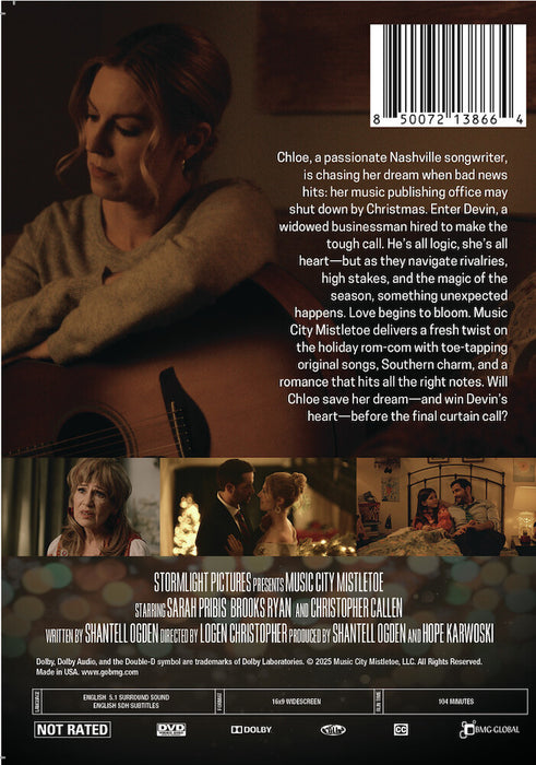 Music City Mistletoe (MOD) (DVD Movie) - back cover art