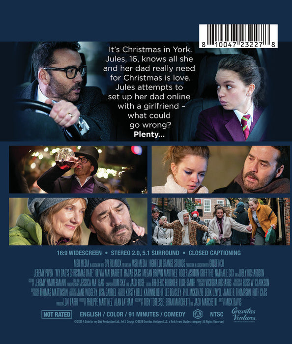 My Dad's Christmas Date (MOD) (BluRay Movie) - back cover art