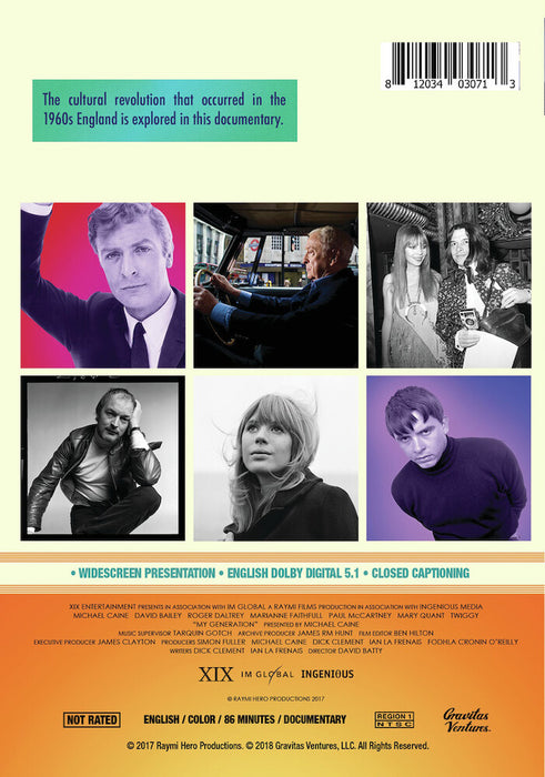 My Generation (MOD) (DVD Movie) - back cover art