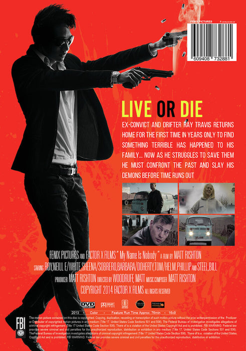 My Name Is Nobody (MOD) (DVD Movie) - back cover art
