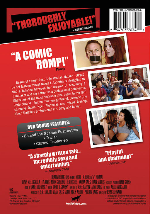 My Normal (MOD) (DVD Movie) - back cover art
