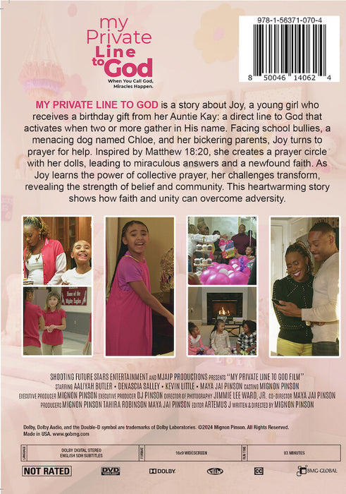 My Private Line to God (MOD) (DVD Movie) - back cover art