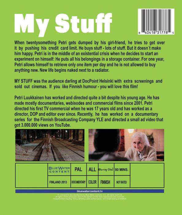 My Stuff (MOD) (BluRay Movie) - back cover art