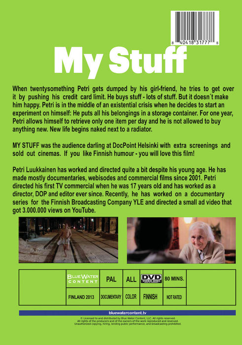 My Stuff (MOD) (DVD Movie) - back cover art
