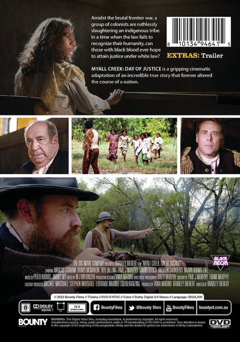 Myall Creek Day of Justice (MOD) (DVD Movie) - back cover art