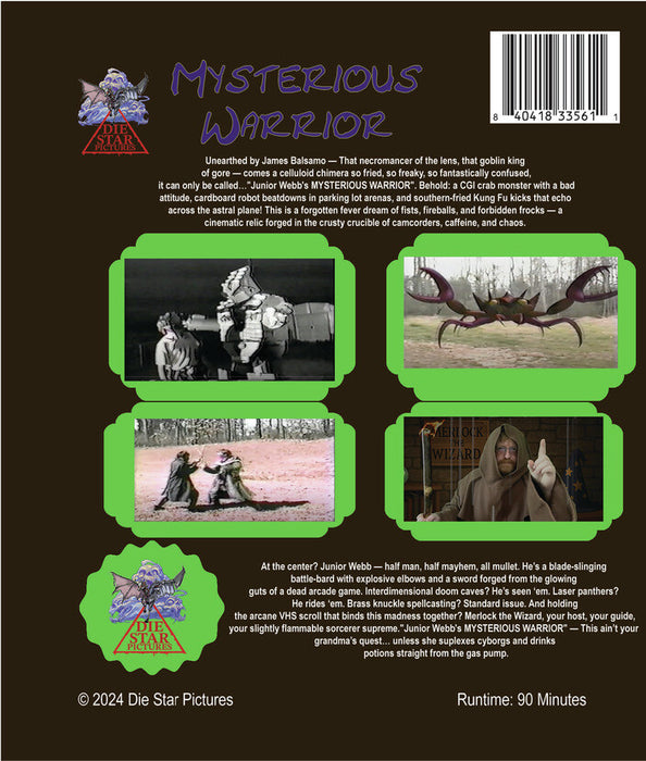 Mysterious Warrior (MOD) (BluRay Movie) - back cover art