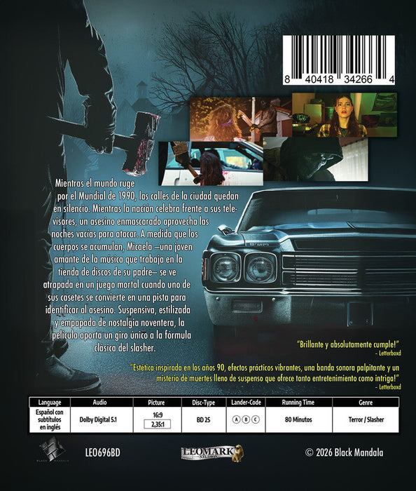 Nadie Va A Escuchar Tu Grito (MOD) (BluRay Movie) - back cover art