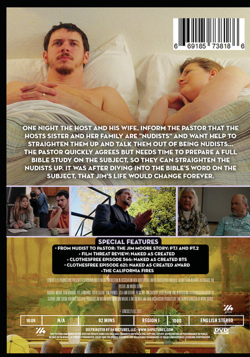 Naked As Created (MOD) (DVD Movie) - back cover art