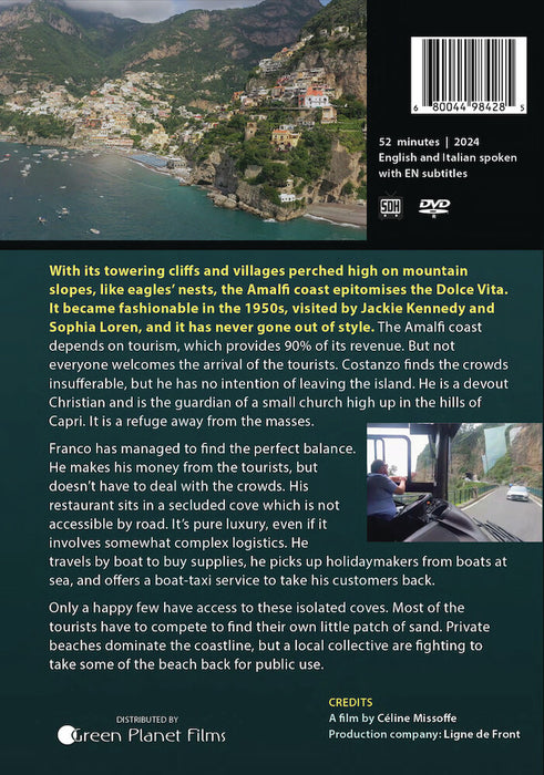 Naples and the Amalfi Coast - La Dolce Vita? (MOD) (DVD Movie) - back cover art
