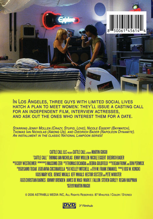 National Lampoon: Cattle Call (MOD) (DVD Movie) - back cover art