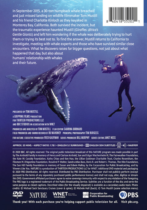 Nature: The Whale Detective (MOD) (DVD Movie) - back cover art