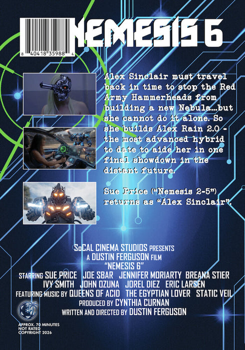 Nemesis 6 (MOD) (DVD Movie) - back cover art