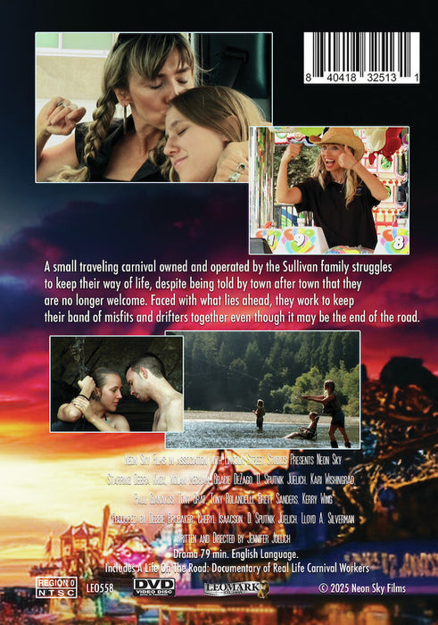 Neon Sky (MOD) (DVD Movie) - back cover art